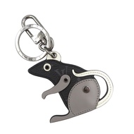 狀況良好路易威登 M68835 Porte-Clés LV Rat Monogram Eclipse 金屬黑色和灰色鑰匙圈包吊飾 1933 年 [二手]LOUIS VUITTON