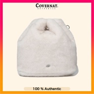 COVERNAT Clover Heart Fur Backpack - Ivory (2025 NEW)