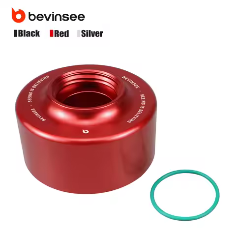 BEVINSEE Power Steering Reservoir Cover for BMW E90 E92 E46 E39 E36 E60 E87 E34 X1 E84 X3 E83 X5 E53
