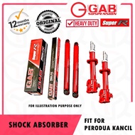 (RED) PERODUA KANCIL GAB SUPER R PREMIER SPORT ABSORBER (HEAVY DUTY) (2 PIECE) (GAS) (1 YEAR WARRANTY)