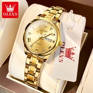 OLEVS Women Wrist Watch Original Watches for Ladies Waterproof Stainless Steel Luxury Quartz Woman W