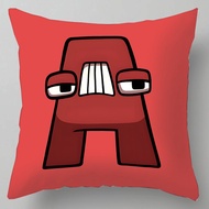 Alphabet lore pillow case 45x45cm  26 English letters Pillow Case Sofa Pillow Cover Car Home Decor i