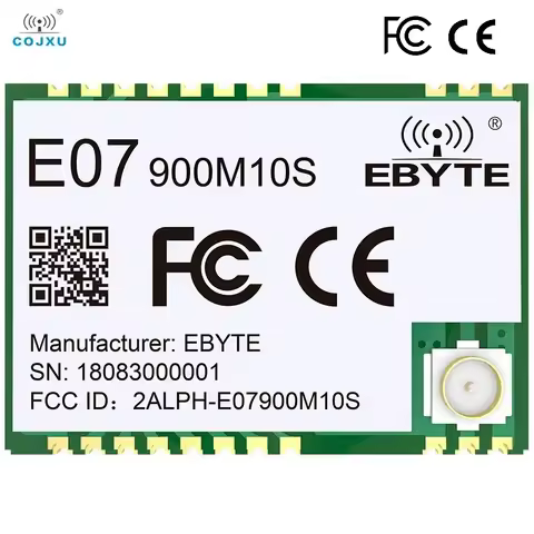 CC1101 Wireless SPI Module 855-925MHz Small Size10dBm Long Distance SMD1.5km Support RSSI CCA WOR Da
