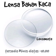 Glass Lens, Ready for High Minus H.Index 1.7 Maximum -20.00