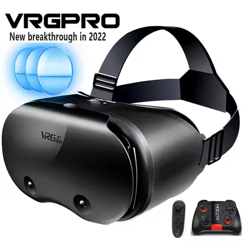 VRGPro X7 3D Helmet VR Glasses 3D Glasses Virtual Reality Glasses VR Headset For Google cardboard 5-
