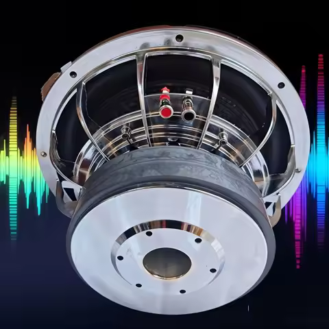 10 Inch Car Subwoofer, Aluminum Alloy Housing Car Audio Bass Speaker, 12V Universal Subwoofer for Ca