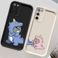 CH40 Cat Mouse Couple Soft Casing for Samsung F02S A02 M02S A03 A03S Core M02 A02S Protective Case