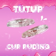 Drink Business Equipment: 240 PUDDING CUP LID SILKY PUDDING CUP/ LID PUDDING CUP HALAL/