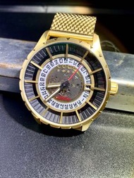 蘇聯自動機！全新正版蘇聯CCCP軍錶 鏤空蘇聯機芯！鋼珠片帶！罕有限量金色！手感極佳