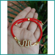 ➻ ✶ ∮ Feng Shui RedString Snake Bracelet