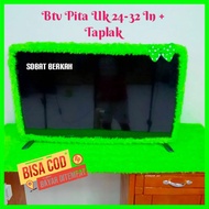 Tv Headband Tv Ribbon Uk 24-32 Inch + Tv Cloth Uk 150x50 Cm / Lcd Tv Headband / Rasfur Feather Tv Cl
