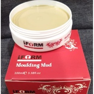 IForm Moulding Mud Men Hair Wax Clay Styling Easy Wash, Extra Strong Hold ,Anti Hair Loss,Cuci Mudah