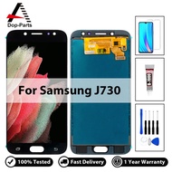 สินค้าคุณภาพสูงสำหรับ Samsung Galaxy J7 Pro 2017 SM-J730G SM-J730GM หน้าจอดิจิตอลสัมผัสหน้าจอ LCD ทด