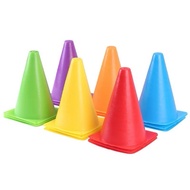 18cm Football Training Cone Skittle Soccer Football Futsal Takraw Training Obstacle Course Kon Latih