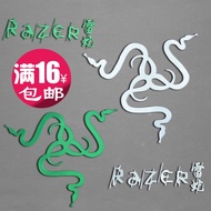 2024 RAZER RAZER Metal Sticker Gaming Keyboard Mouse Logo Laptop Case Mobile Phone Metal Sticker