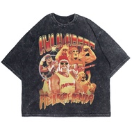 Patternmerch "hulk hogan the strong man" Oversize T-shirt | Washed tee | Vintage T-SHIRT