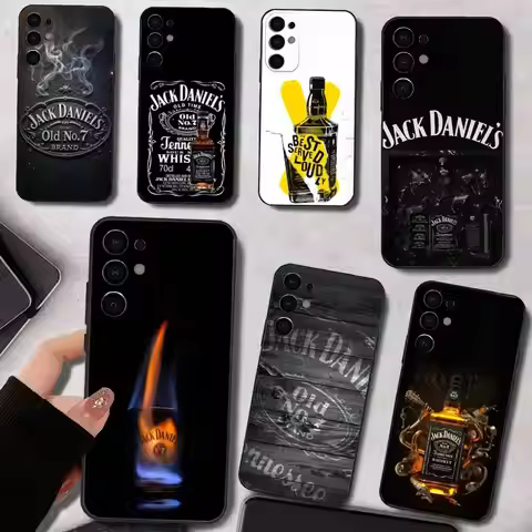 J-Jack Classic Retro D-DaNiels Phone Case Silicone Soft For Samsung S25,S24,S21,S22,S23,S30,Ultra,S2