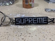 Supreme SS20 Black Beaded Keychain