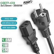 Genuine ASUS ProArt PA248QV PA247CV PA248CRV PA278QV computer monitor power cord 1.5m 3m long - FULL