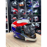 Zeus Helmet ZS 613 Merdeka 2025 (rainbow visor)