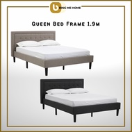 HAIDEN 1.9M Katil Divan Queen Bed Frame Queen Bedframe Katil Queen Divan Katil Kayu Queen Size Bed Frame Wood 双人床架