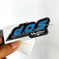 DOSS MUFFLER Sticker (vinyl glossy premium)