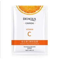 [NEW] Bioaqua Cahnsai Vitamin C Rejuvenating Mask / Borong Face Mask / Borong Freegift