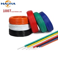 1007 Single Core Copper Wire 26 24 22 20 18 16 14 AWG PVC Insulation Solid Tinned Plating Line Elect