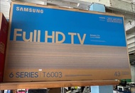 TV ซัมซุง SAMSUNG 43" Smart TV Full HD (ส่งสินค้าทุกวัน) รุ่น UA43T6003KXXT