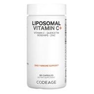 Youth Daily Defence Codeage Liposomal Vitamin C+ with Quercetin Rosehips Zinc 180 Caps for Young Urb