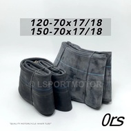 ORS TUBE 15-/70X17/18" 0 17/18" INNER TYRE TUBE MOTORCYCLE (120-70x17/18) (150-70x17/18) 17 18