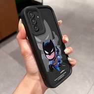 Casing hp for Samsung A17 4G A17 5G M17 5G F17 5G Case Softcase Kesing Superman Cesing Half Pack sil