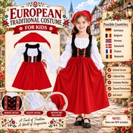 Germany Belgium Norway France Denmark Romania Costume for Girls Kids United Nations for Children