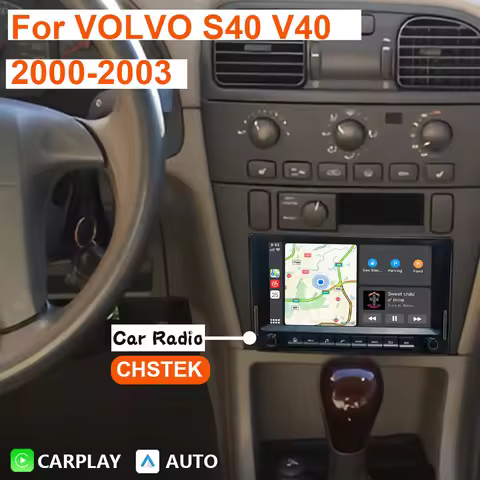 CHSTEK Car Radio station For VOLVO S40 V40 2000-2003 UIS7870 Carplay Android 13 Multimedia Navigatio