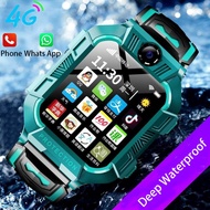 【Deal of the day】 Kids Sos Waterproof 4g Smartwatch For Children Boy Girl Child Watch Lbs Location Clock Phone Call