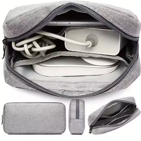 1pack Storage Bag S or L Laptop Sleeve Case Cable Cord Organizer Portable Digital Storage Bag for Wa