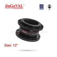 Rubber Bellow, Single Bellow Flexible joint, Ductile Iron flange, Size: 12", Flange Rubber Joint, Ru