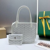 GOYARD 雙面Mini Tote Bag 單肩包 白色