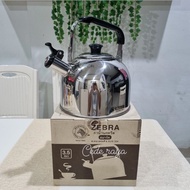 Cooking kettle zebra stainless steel sound kettle/ 3.5 ltr