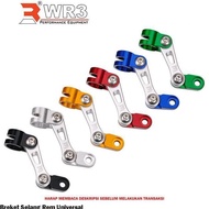 BRACKET BRACKET FRONT BRAKE HOSE CLAMP/ WR3 UNIVERSAL NINJA 250 FI 150RR R25 CBR 250RR NMAX XMAX AER