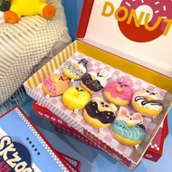 SKZOO Chenille Embroidery Coaster Donut Squishy Keychain Stray Kids Doughnut