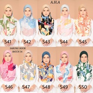 Hernes SARIMA 2.0 TUDUNG SAUK TUDUNG SARUNG SARIMA CREPE PREMIUM SIZE M &amp; L TUDUNG SAUK TUDUNG PRINTED EXCLUSIVE