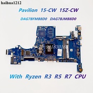 HP/HP 15-CW TPN-Q210 Motherboard DAG7BFMB8D0 DAG7BJMB8C0 R3 R5 R7