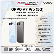 OPPO A7 Pro 5G [6GB RAM 256GB ROM] [8GB RAM 256GB ROM]