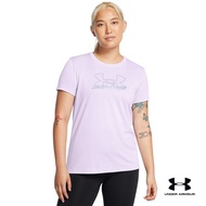 Under Armour เสื้อแขนสั้น UA Tech&trade Script สำหรับผู้หญิง