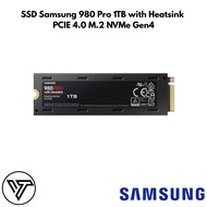 Samsung 980 Pro 1TB SSD with PCIE 4.0 M.2 NVMe Gen4 Heatsink
