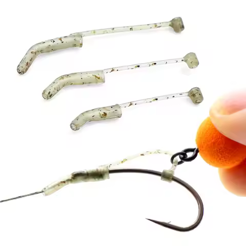15pcs Carp Fishing Hook Line Aligners D Rig Kickers For Method Feeder Fishing Hair Rig Accessories T