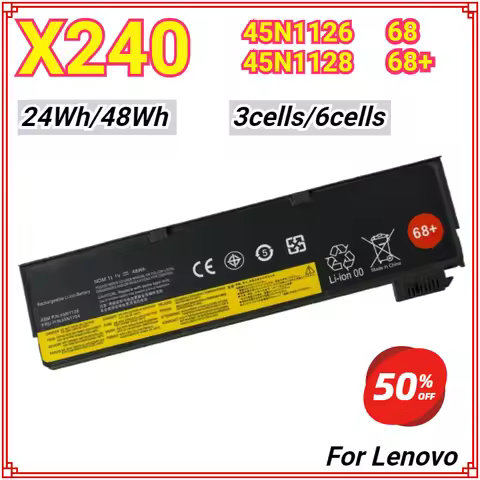 X240 6Cells/3cells 45N1128 45N1126 Battery for Lenovo ThinkPad T470P L450 X240 T440S T450 X250 X260 