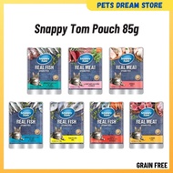 Snappy Tom Pouch 85g Cat Wet Food cat food grain free cat wet food makanan kucing basah