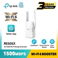 Tp-Link RE505X Onemesh AX1500 WiFi 6 Wireless AX WiFi Range Extender / Repeater / Access Point